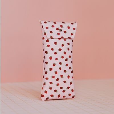 Strawberry Pink glasses case