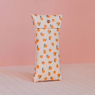 Orange Nude glasses case