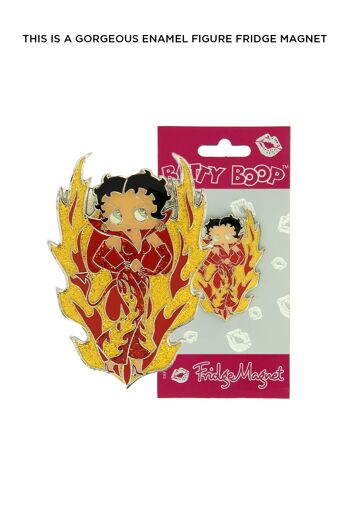 Betty Boop Aimant Frigo Badgirl 4