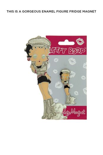 Betty Boop London Aimant Pour Réfrigérateur Émail 3