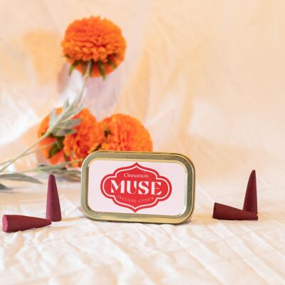 Muse Natural Incense Cones - Cinnamon