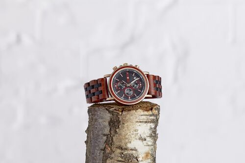 The Redwood - Handmade Wood Vegan Watch