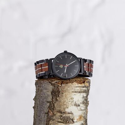 The Rowan - Reloj de madera vegano hecho a mano