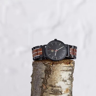 The Rowan - Reloj de madera vegano hecho a mano