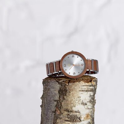 The Elm - Reloj de madera vegana hecho a mano