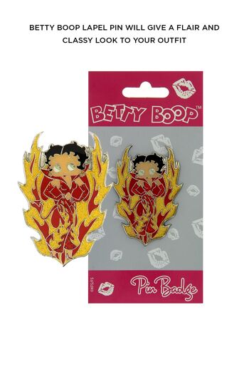 Betty Boop Épinglette Bad Girl 5