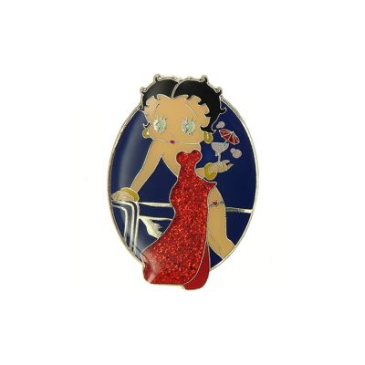 Cóctel de broche de solapa de Betty Boop