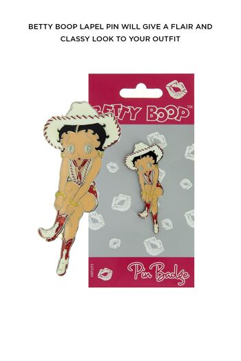 Betty Boop Épinglette Cowgirl 4