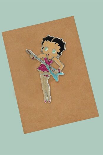 Betty Boop Épinglette Rock Chic 5