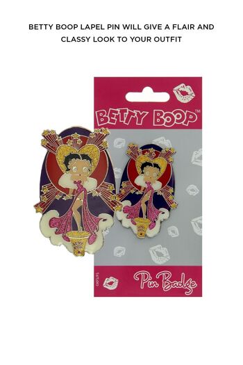 Betty Boop Épinglette Showgirl 4