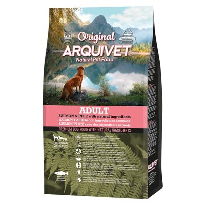 Arquivet-Original - Pienso para perros adultos - Salmón y arroz - 3 kg