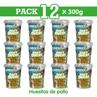 Pack 12 Huesitos de pollo 300 gr