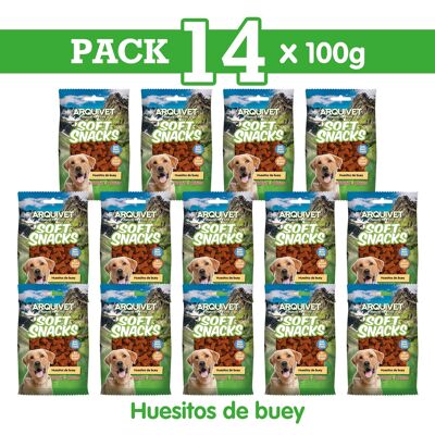 Pack 14 Huesitos de buey 100gr