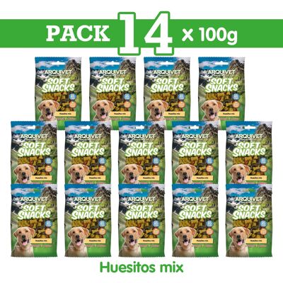 Pack 14 Huesitos mix 100gr