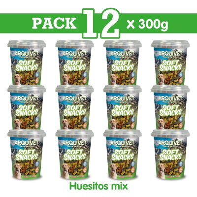 Pack 12 Huesitos mix 300 gr