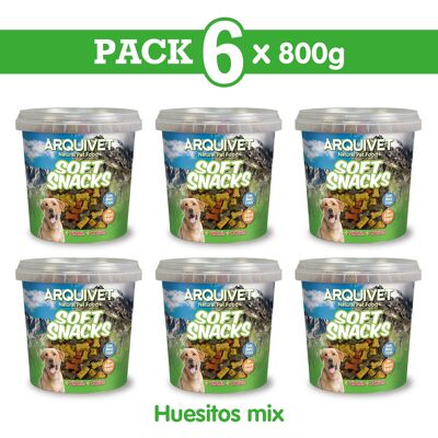 Pack  6 Huesitos mix 800 gr