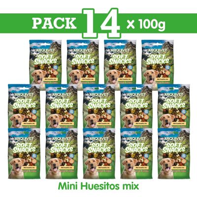 Pack 14 Mini Huesitos Mix 100gr