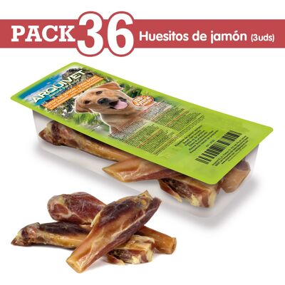 Pack 36 Huesitos de jamón 3 uni.