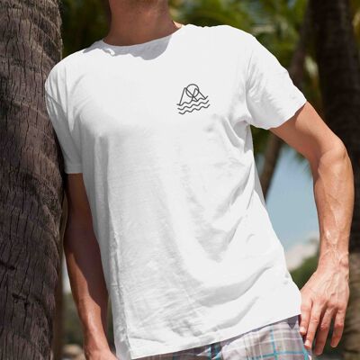 Mens White Our Planet, Our Home 100% Organic Cotton T-shirt