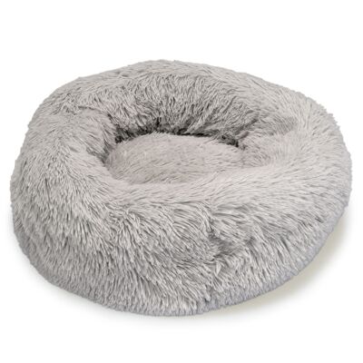 Cama redonda suave gris claro 50 cm - Al Vacío 