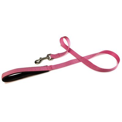 Correa nylon liso rosa - 1,5 x 120 cm