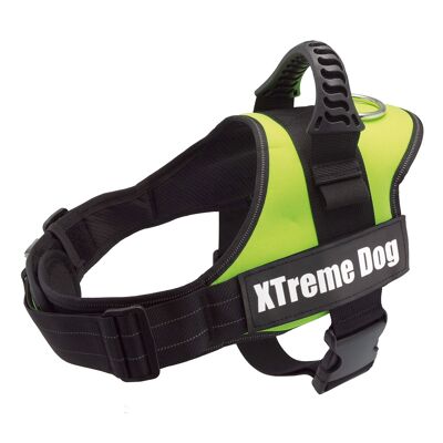 Arnés Xtreme Dog Verde Neon - Talla:XS/44-57cm