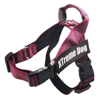 Arnés Xtreme CLASSIC Dog Rosa - Talla: L/63-81cm