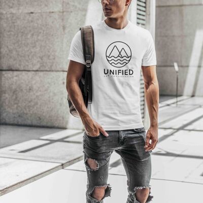 Mens White Unified 100% Organic Cotton T-shirt