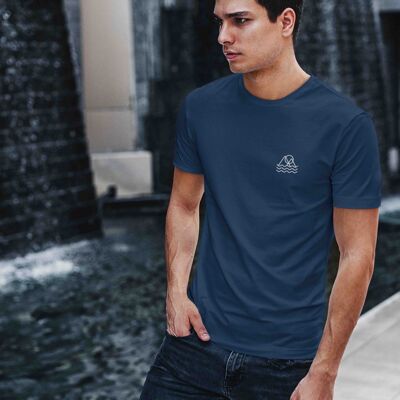 Mens Navy Our Planet, Our Home 100% Organic Cotton T-shirt