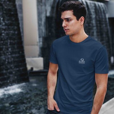 Mens Navy Our Planet, Our Home 100% Organic Cotton T-shirt