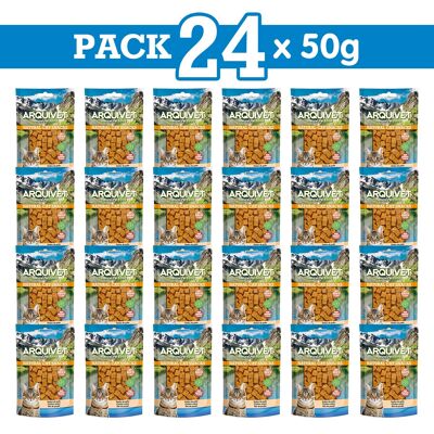 Pack 24 Dados de pollo 50g