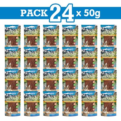 Pack 24 Tiras de pato y camarones - 50gr