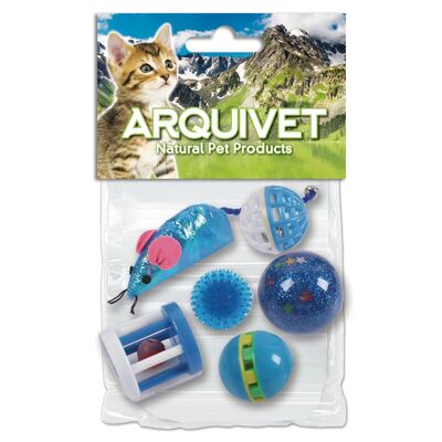 Kit 6 juguetes azules