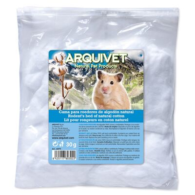 Algodón para hamsters blanco - 30 g