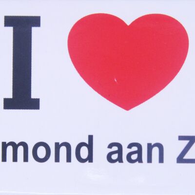 Imán de nevera I Love Egmond aan Zee