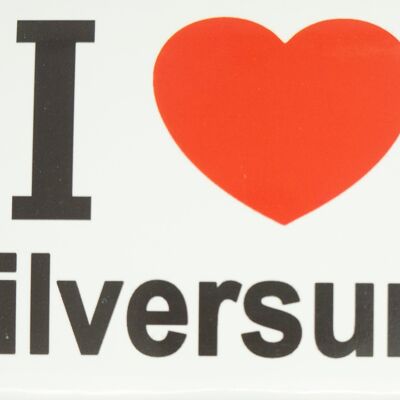 Imán de nevera I Love Hilversum