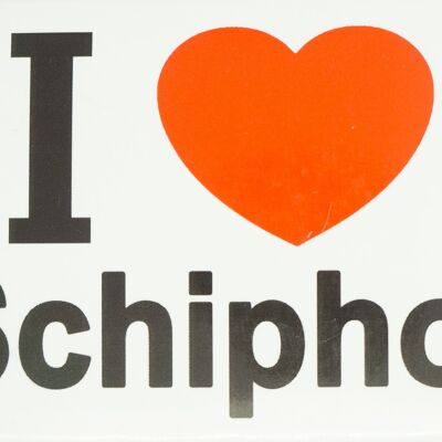 Magnete per frigorifero I Love Schiphol