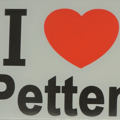 Imán de nevera I Love Petten