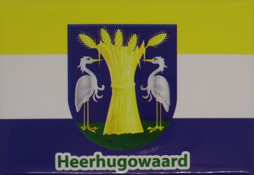 Fridge Magnet Flag with Coats of arms Heerhugowaard