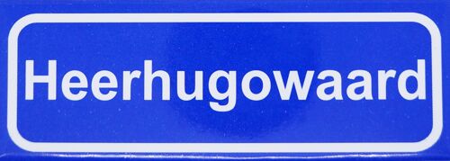 Fridge Magnet Town sign Heerhugowaard