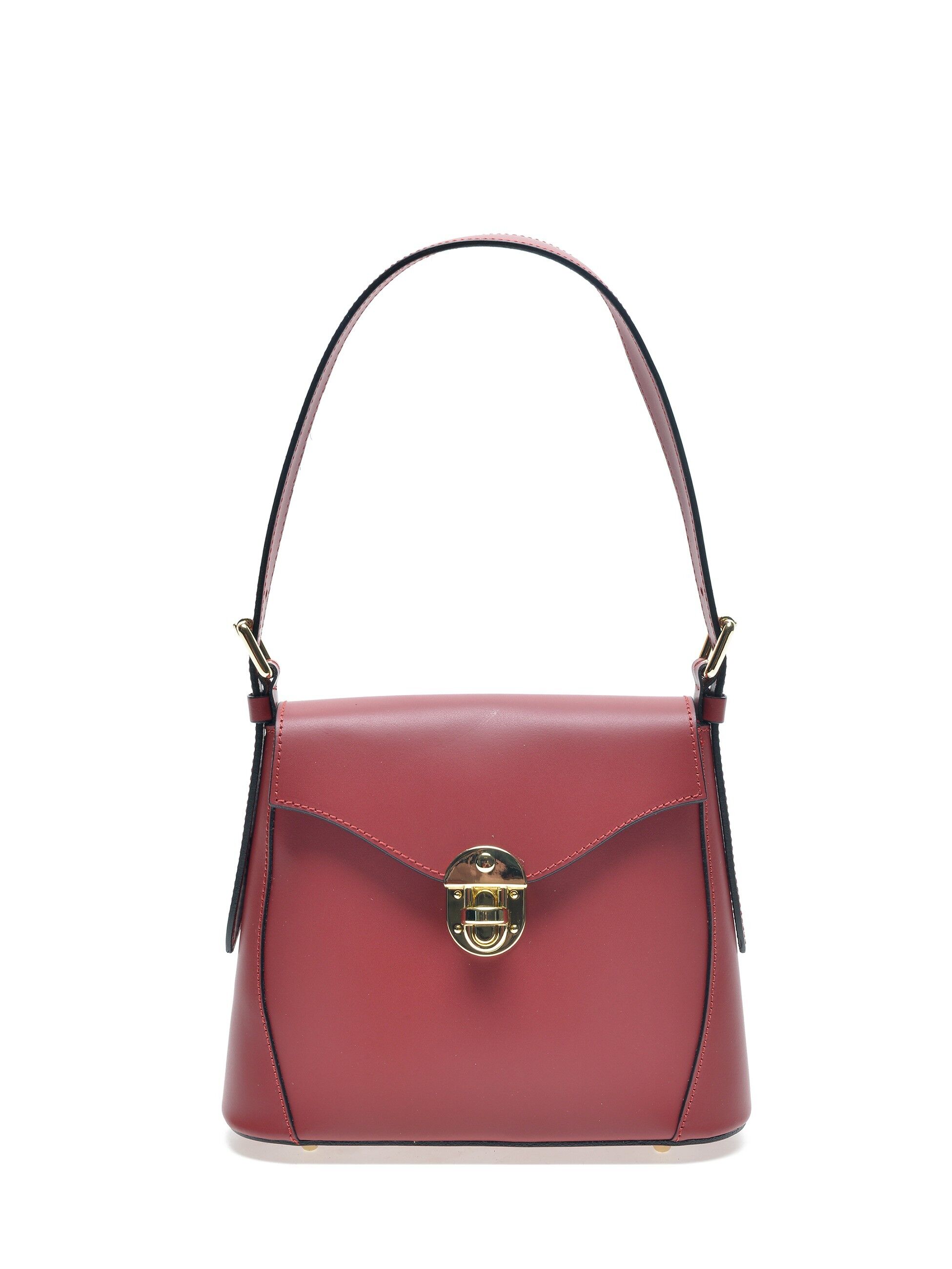 SS22 RM 3136_ROSSO_Borsa con manico superiore