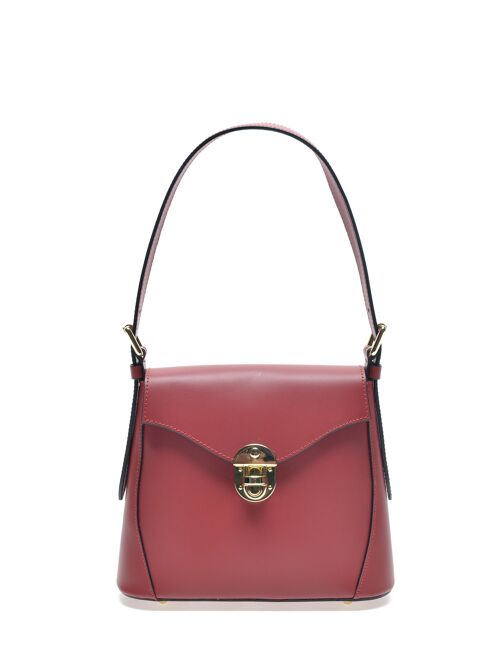 SS22 RM 3136_ROSSO_Top Handle Bag