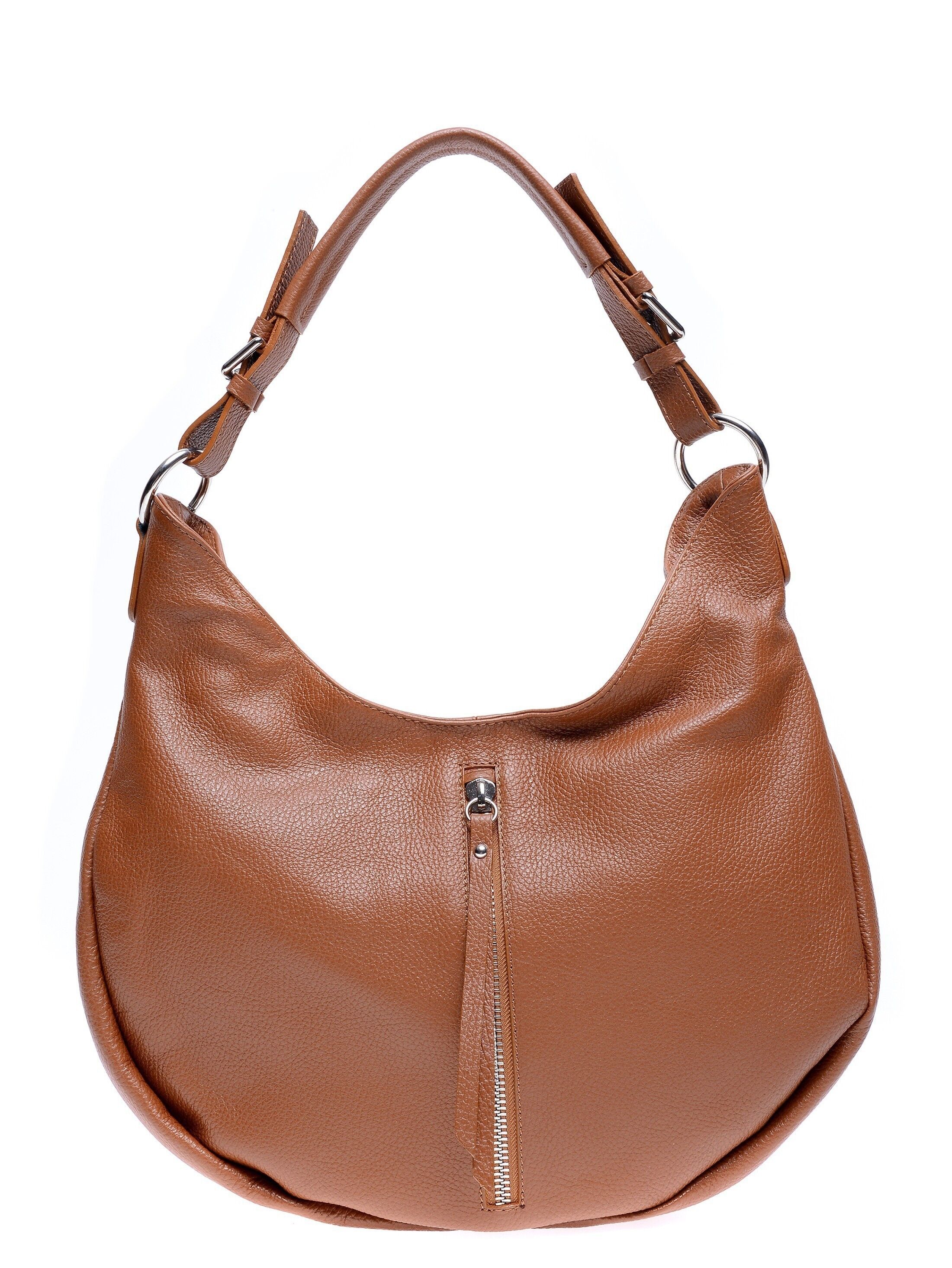 SS22 RM 1631_COGNAC_Borsa con manico superiore