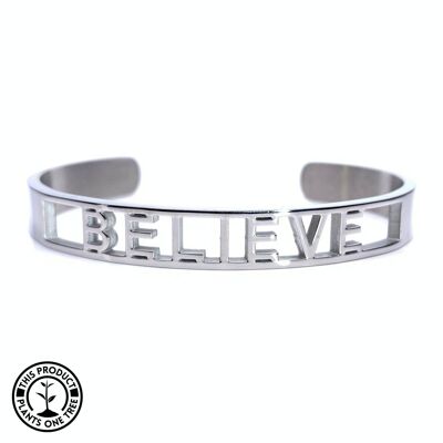 BELIEVE - Silver