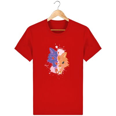 Tee Shirt Meute de Loup - Rouge - Bright Red