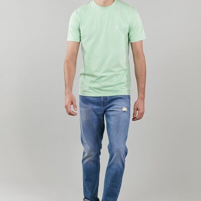 light green low carbon t-shirt