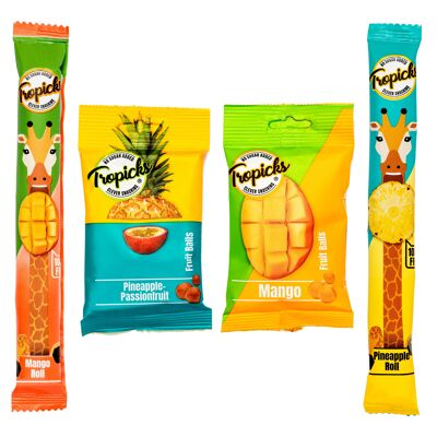 Tropicks Tropical Variety Sample 4 Pack
