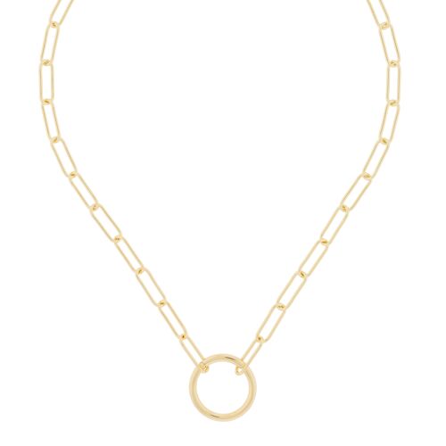 CHAPADO Collar con eslabones chapado en oro 45 cm D0392DCOL1