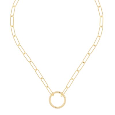 PLATING Collana con maglie placcate oro 45 cm D0392DCOL1