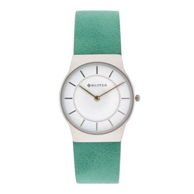 RELOJ 32MM PIEL INTEGRADO 2 NIVELES VERDE 1F690V